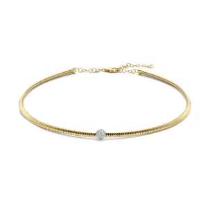 Clearance Amsterdam Tubogas - TN2145D(2T) Colliers | Diamanten En Parels