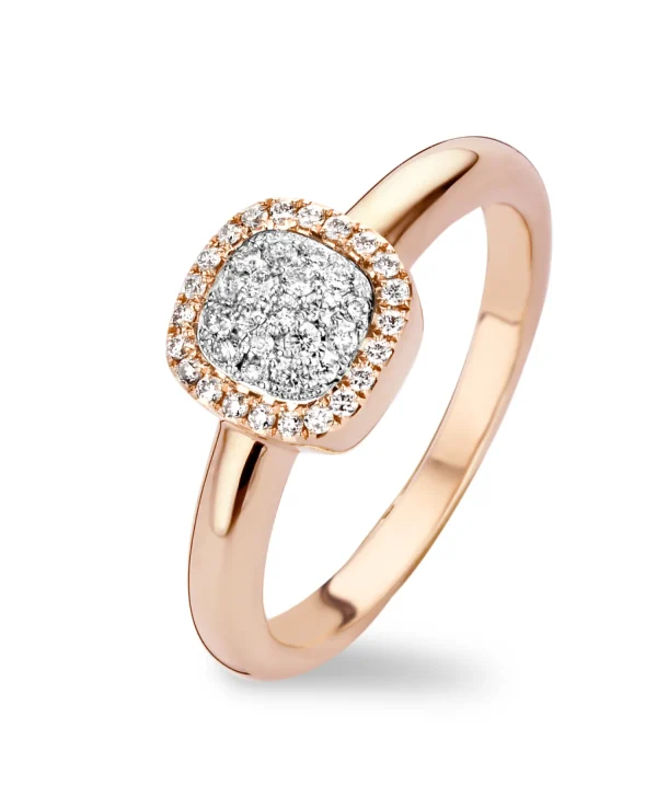 Outlet Milano sweety ring TR9632D(2P) Diamanten En Parels | Ringen