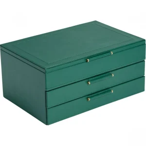 Sale WOLF Sophia Jewelry Case Groen 392012 Bijouboxen En Etuis